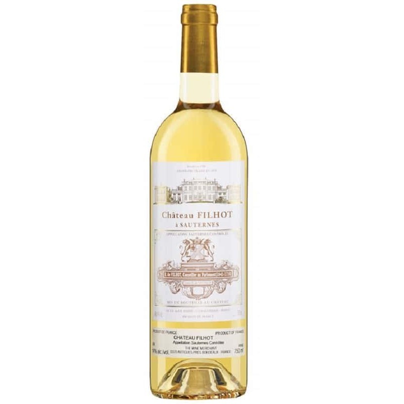 CHÂTEAU "FILHOT" SECOND CRU 2023 SAUTERNES BLANC 75 CL CRD - French Wine 75cl